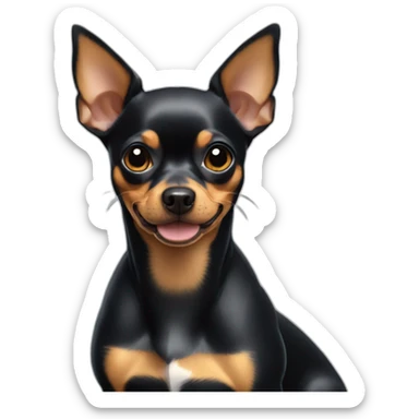 Pinscher nain chihuahua sticker