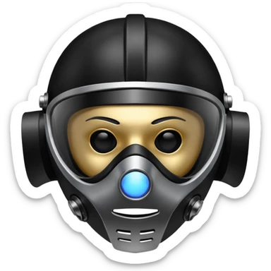 fencer mask sticker