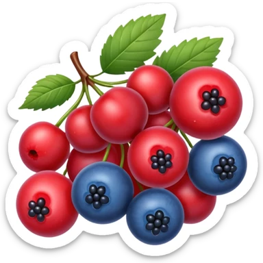 wild berries sticker