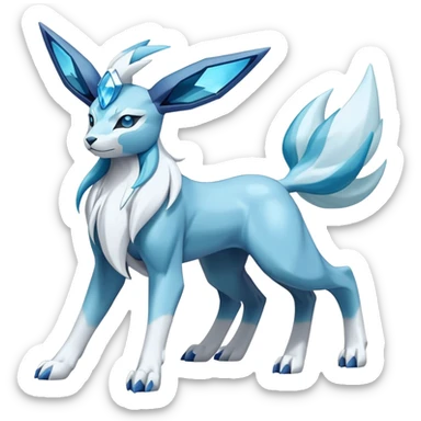  Cobalion-Suicune-Glaceon-fakemon (full body) sticker