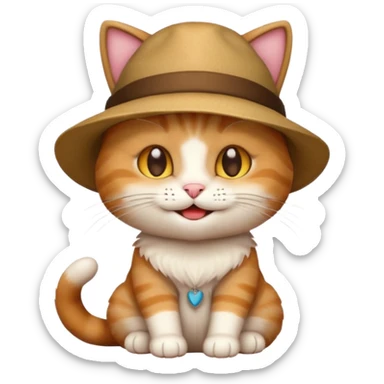 fais moi des emoji basés sur des jeux de mots associés au mot : « chat » sticker