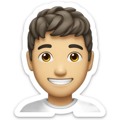 Hello boy smile asian  sticker