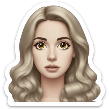 Sad Lana Del Rey sticker