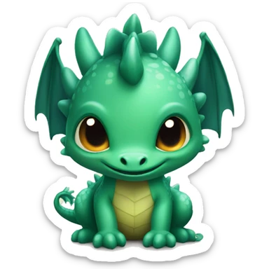 Cute baby dragon  sticker