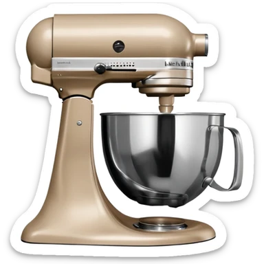 Beige kitchenaid mixer sticker