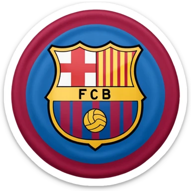 Create FC Barcelona flag emoji sticker