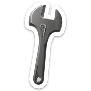 adjustable wrench sticker