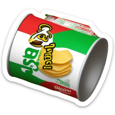 Pringle’s chips sour cream and onion flavor sticker