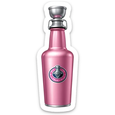 Rosa Stanley-cup flasche sticker