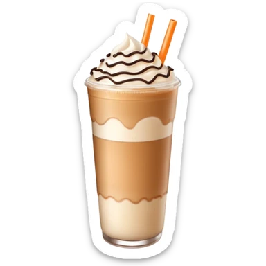 Dunkin’ Donuts iced latte with a carton of coffee milk next to it sticker