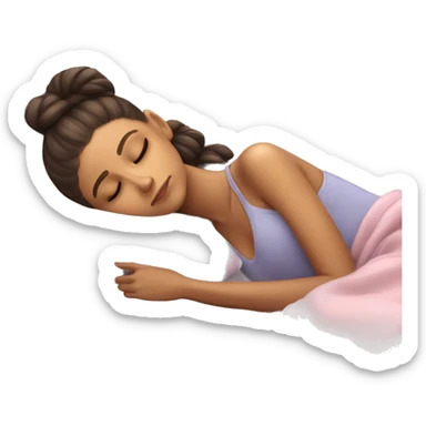 Ariana Grande sleeping sticker