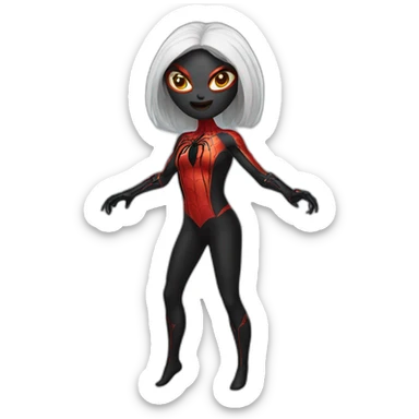 A spider Woman sticker