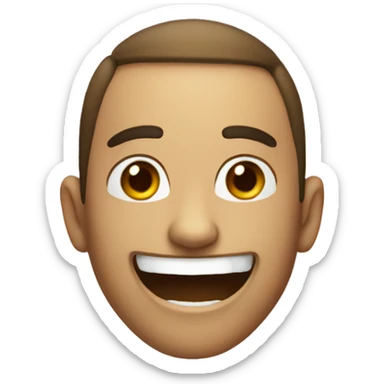 A very realistic smile not ok looking smil sticker