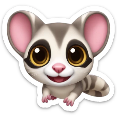 Sugar Glider Flying sticker