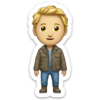 Une personne qui travaille en rayon sticker