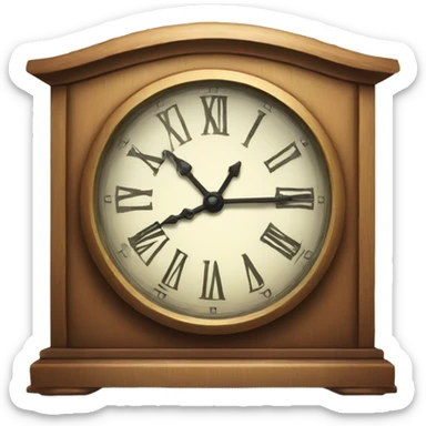 clock that tea sticker