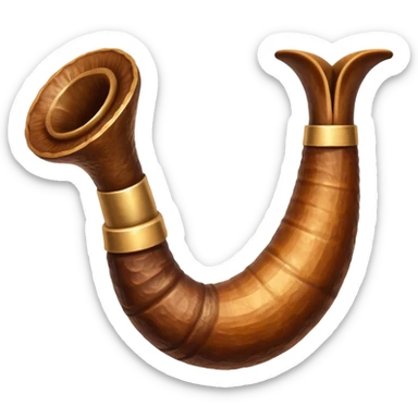 Shofar sticker
