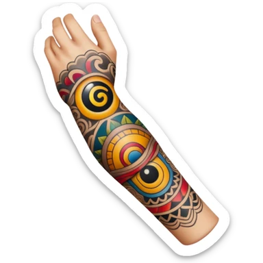 tattoo arm sticker