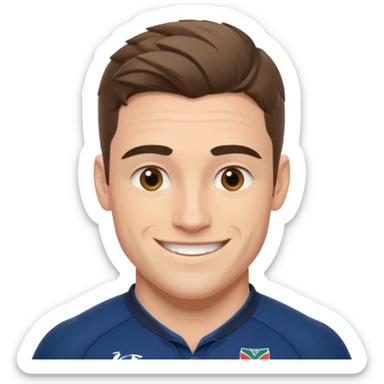 Antoine Dupont le joueur de rugby sticker