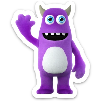 Huggy wuggy in poppy playtime sticker