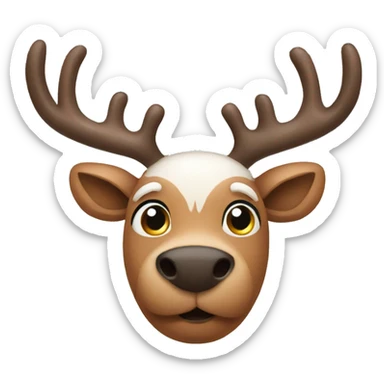 Reindeer sticker