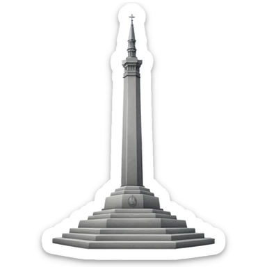 latvian freedom monument sticker