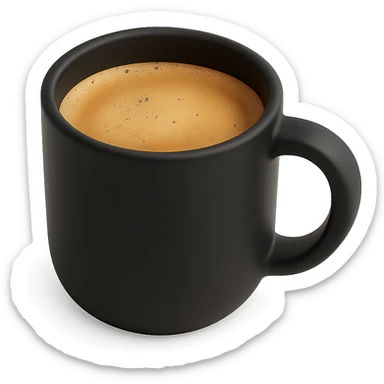 cup of coffee sticker