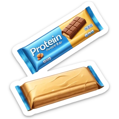 protein bars sticker