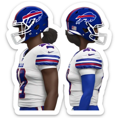Josh Allen, Buffalo bills sticker