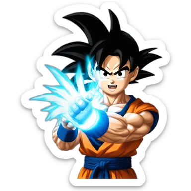Son Goku Kamehameha sticker