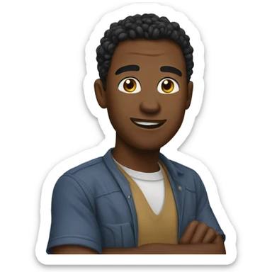 🤪 but black sticker