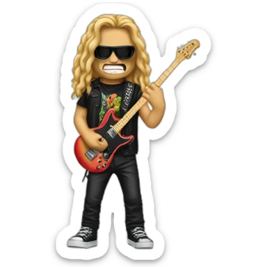 Thrash Metal Rockers in Paradise sticker