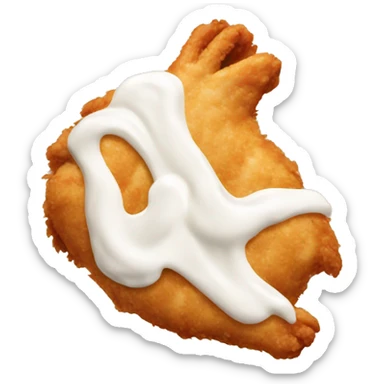 Chicken strips with ranch sticker