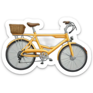 tandem bike sticker