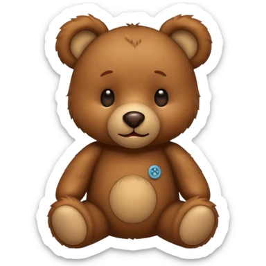 Nodding teddy bear  sticker