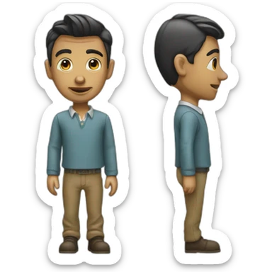 Programmer pinocchio sticker