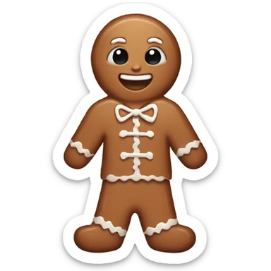 gingerbread sticker