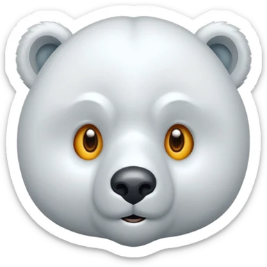 Puedes hacer un oso polar el cual este con un ojo abierto y el otro ojo cerrado por favor  sticker