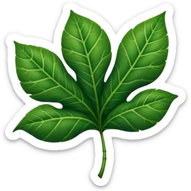 jungle leaf sticker