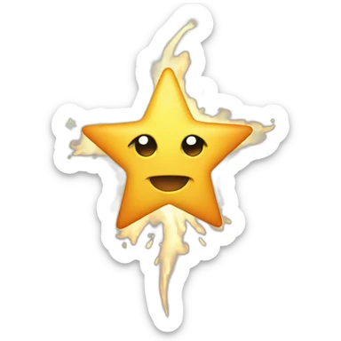 Spark star sticker