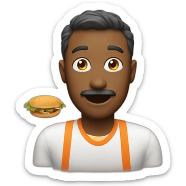 alan food challange sticker