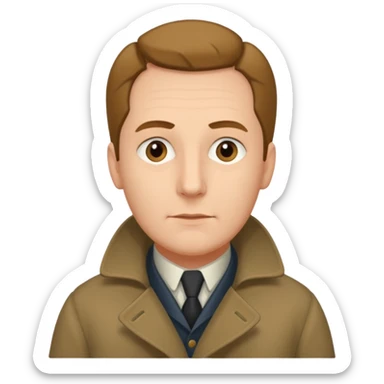 Johann Gottlieb Fichte three-quarter view sticker