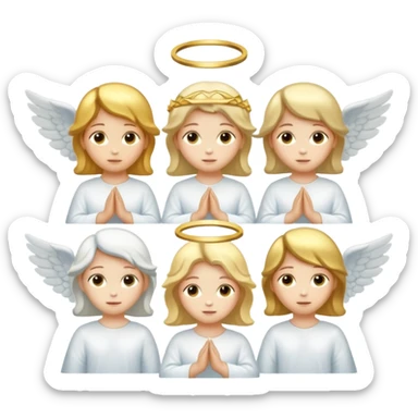 angelic counsil heaven emoji sticker