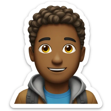 Ryan on a mountain  sticker