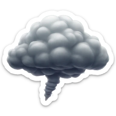 Thunderstorm Tornado sticker
