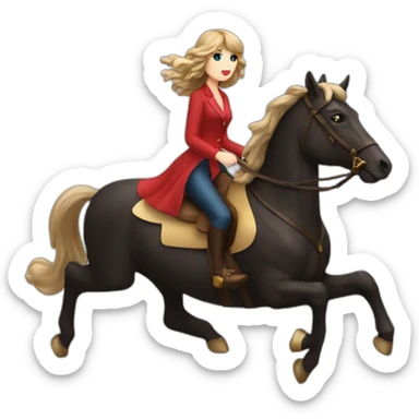 taylor-swift-riding-bbc sticker