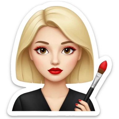 makeup artist sticker