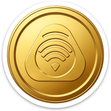 wifi money coin  sticker