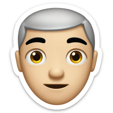 Side eying emoji thats raising eye brow sticker