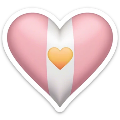 Lesbian flag heart sticker